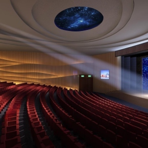 现代异型剧院3D模型下载